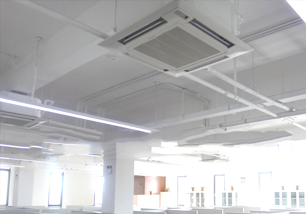 圣象3000平方办公楼安装格力中央空调项目